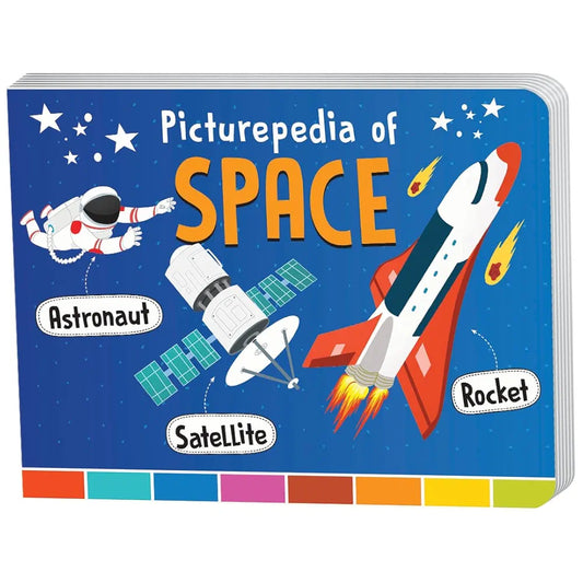 The Book Tree Picturepedia of Space I Board Book for Kids Age 2+ I Bright & Colourful Pictures I Easy-to-Read Word Labels I Builds Vocabulary I Early Learning Picture Books for Children by Majestic Book Club