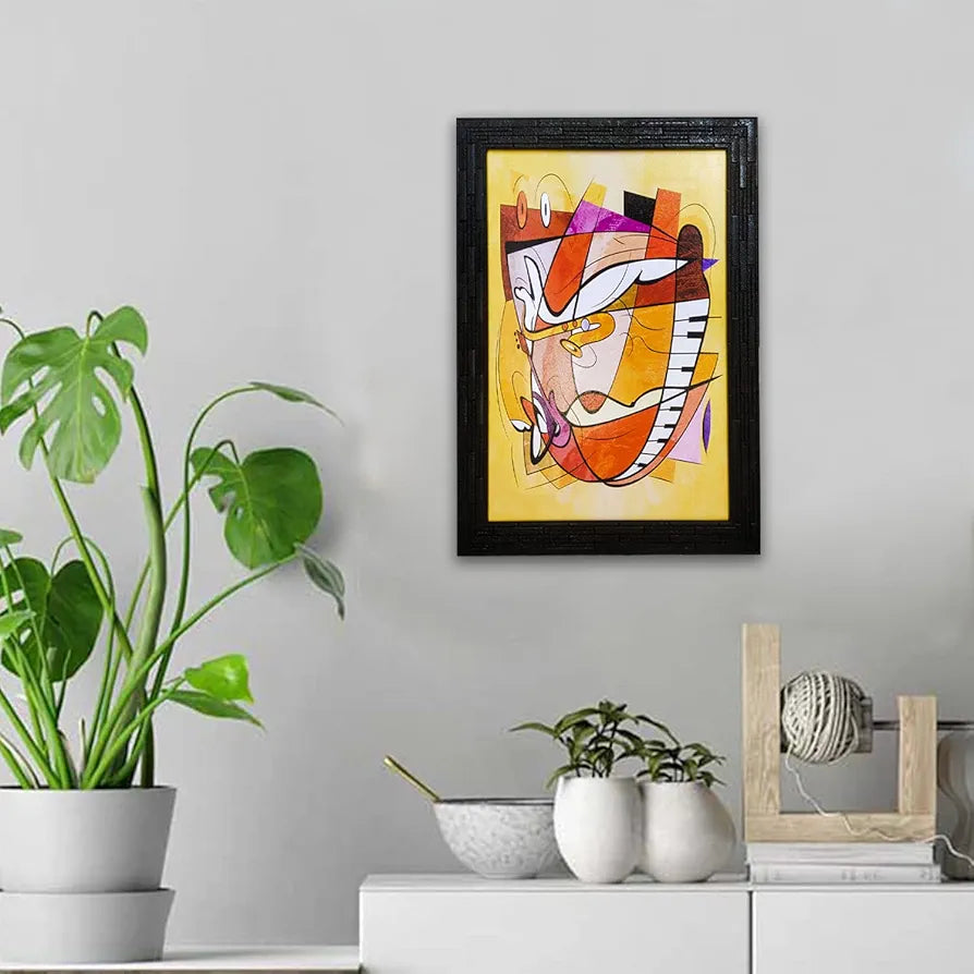 Lifehaxtore Abstract Modern Art Framed Painting Zen Modern Art - Model 4