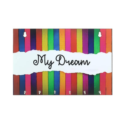 Ecraftindia My Dream Theme Wooden Key Holder With 6 Hooks