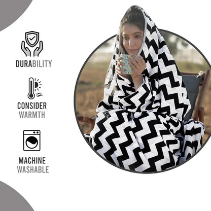 Divine Casa 120 GSM Microfiber Single Bed Comforter Soft & Lightweight Reversible AC Blanket Colour Anthracite
