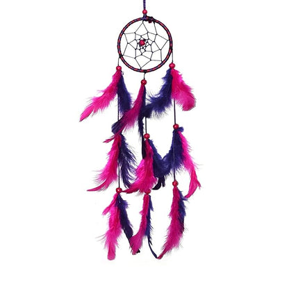 Asian Hobby Crafts Dream Catcher Mini for Wall Hanging and Decorations | Purple