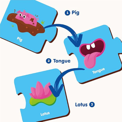 Mini Leaves Colors 3 Piece Wooden Puzzle Color Matching Puzzle Montessori Early Educational Pre School Puzzle Toys for Kids