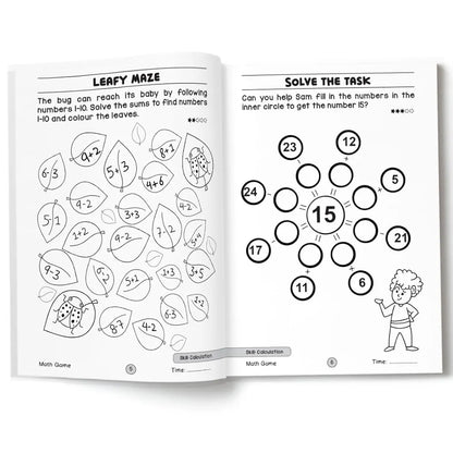 Maths Games for Kids  - Ultimate Brain Games: 120+ Fun Maths Puzzles and Activities to Enhance Numerical Skills - | The Book Tree Books