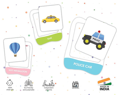 Popcorn Games & Puzzles Learning Puzzles Things That Move for Kids |Improves Focus, Memory,Logic & Fine Motor Skills with 50 Pieces