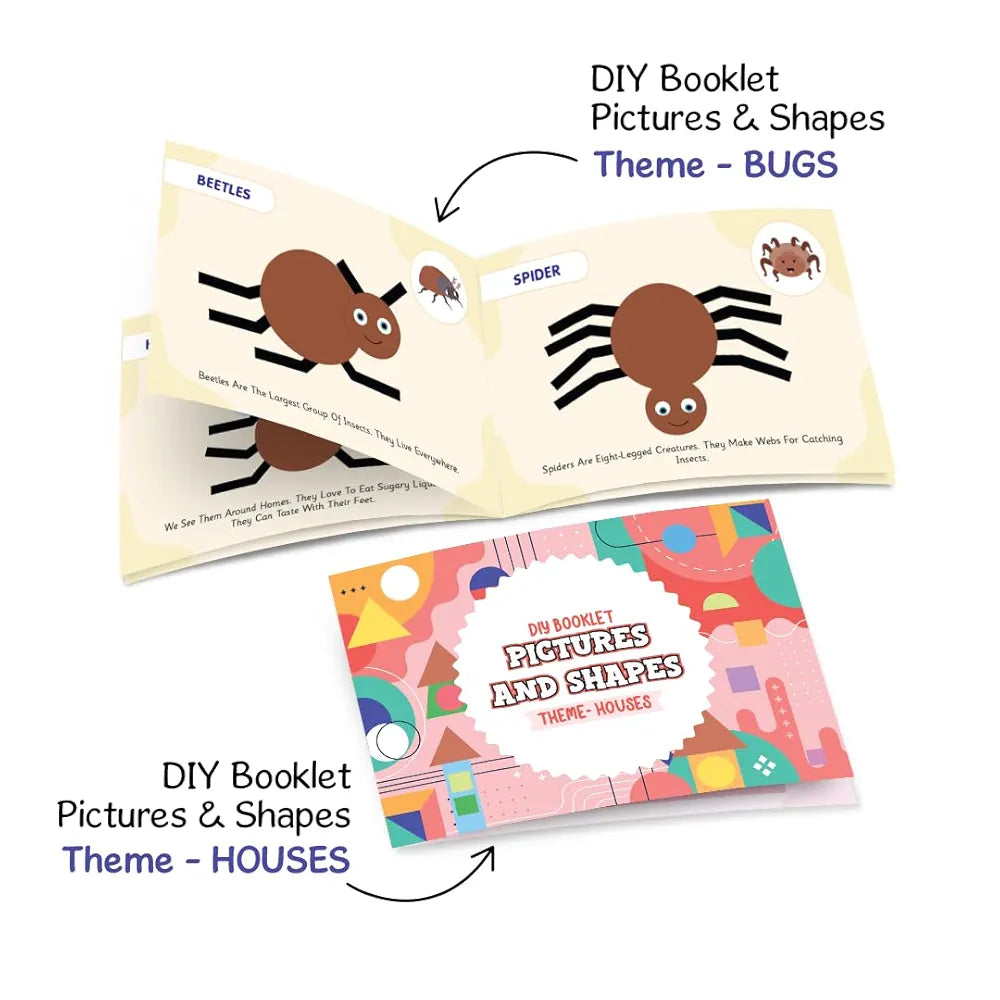 GiniMini STEAM Kit - 15+ Concepts, 10+ Activities, 100+ Materials - Science, Technology, Engineering, Art, Math Learning for Kids 4 5 6 Years