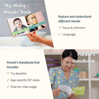 Curious Cub Montessori Learning Wooden Toys Box 6 | Problem Solving, Builds Hand-eye Coordination | Brain Development Activities