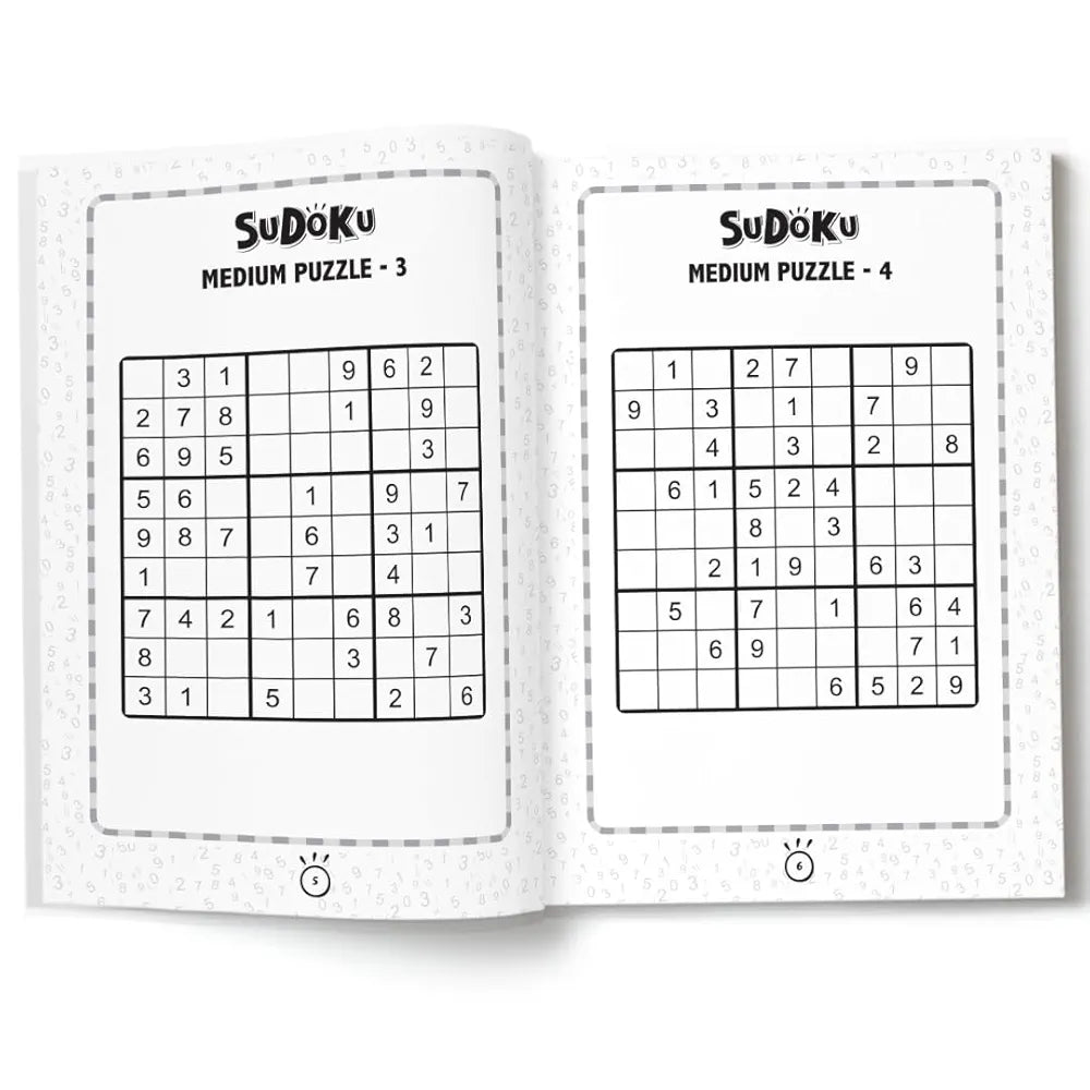 Sudoku Level 2 Medium for Kids  - Ultimate Brain Games: 120+ Challenging Puzzles to Enhance Cognitive Skills - | The Book Tree Books
