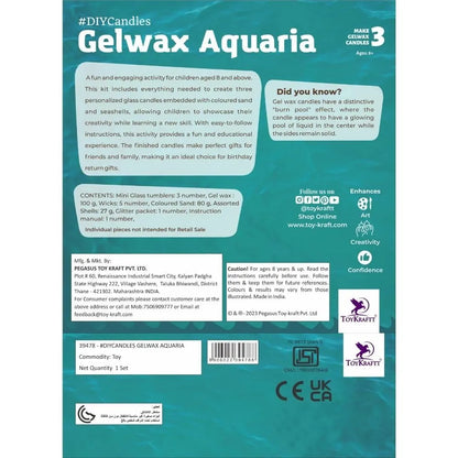 Toy Kraft Gelwax Candles-Aquaria