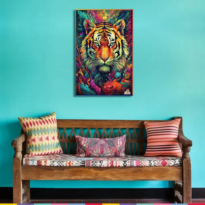 Playhills Spirit Animal The Fearless Tiger 500 Pieces Jigsaw Puzzle for Children and Adults 13+ Years| Perfect Fun for Teenage Party and Family Activity Games