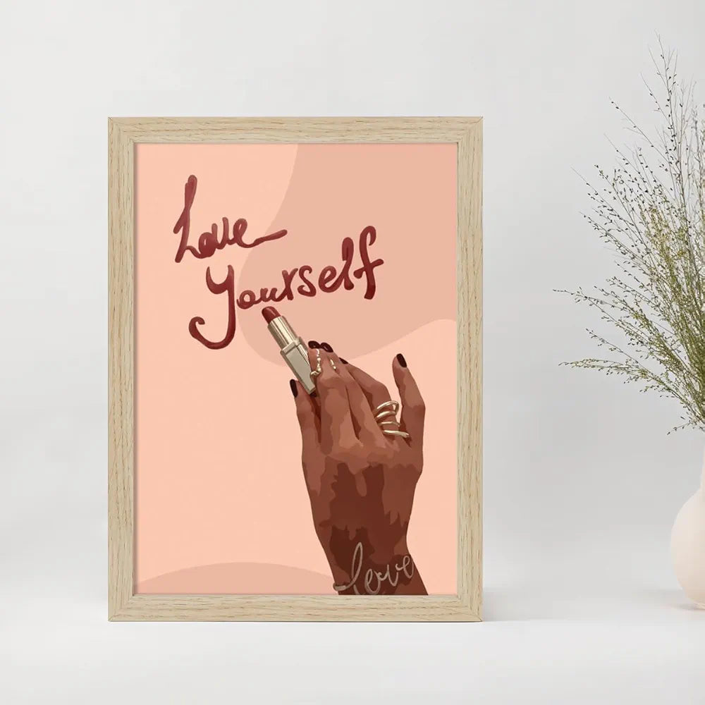 ArtX Paper Women Fashion Fashion-SO4-02 Art Paintings with Frames Multicolor Set of 4