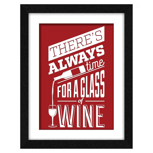 ArtX Paper Beverage Quote Wall Frame Art Painting