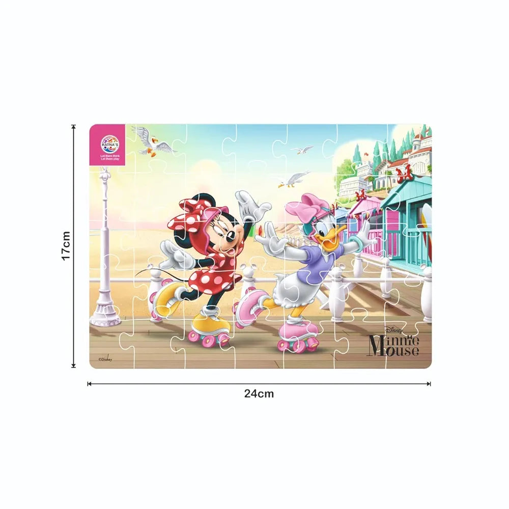 Ratna's 4 in 1 Disney Jigsaw Puzzle 140 Pieces for Kids. 4 Jigsaw Puzzles 35 Pieces Each 