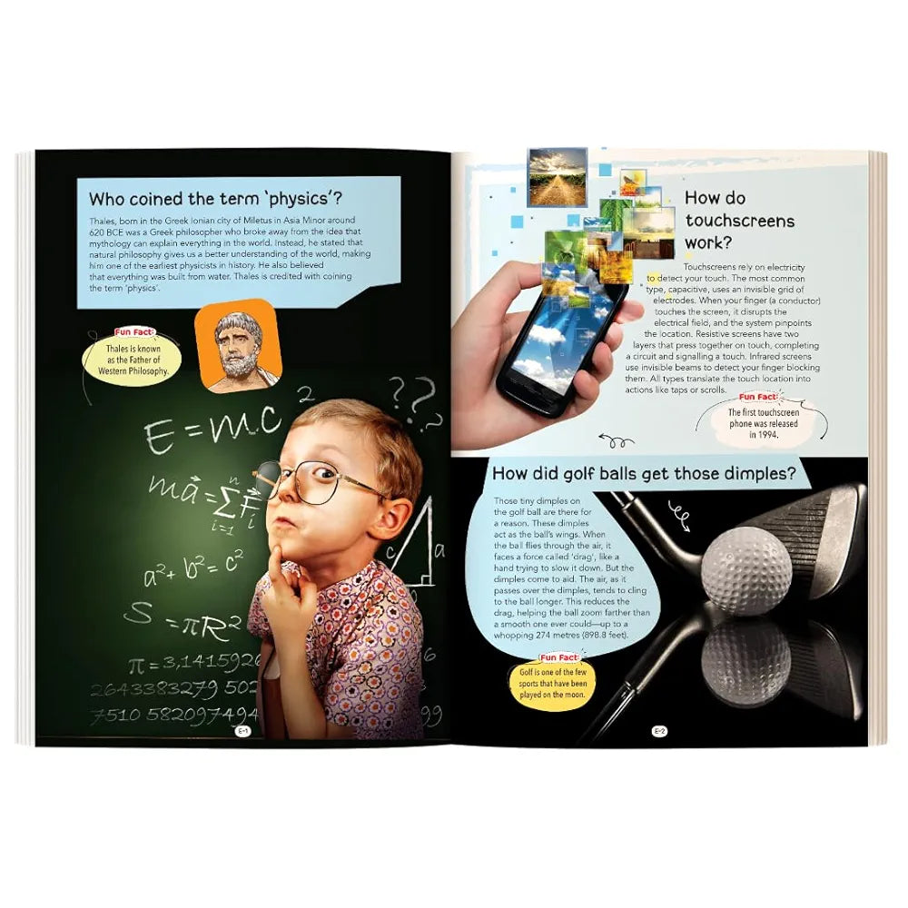 121 Physics and Chemistry Facts Book for Kids Ages 8+ | Educational Paperback with Colourful Images & Bold Text | 121 Curious Facts for All Ages by Majestic Book Club