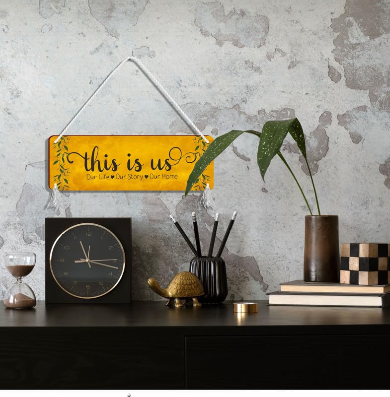 Blue Finch Decorative Wall Hanging This Is Us Wall For Living Room Decor and Home Entrance Decor