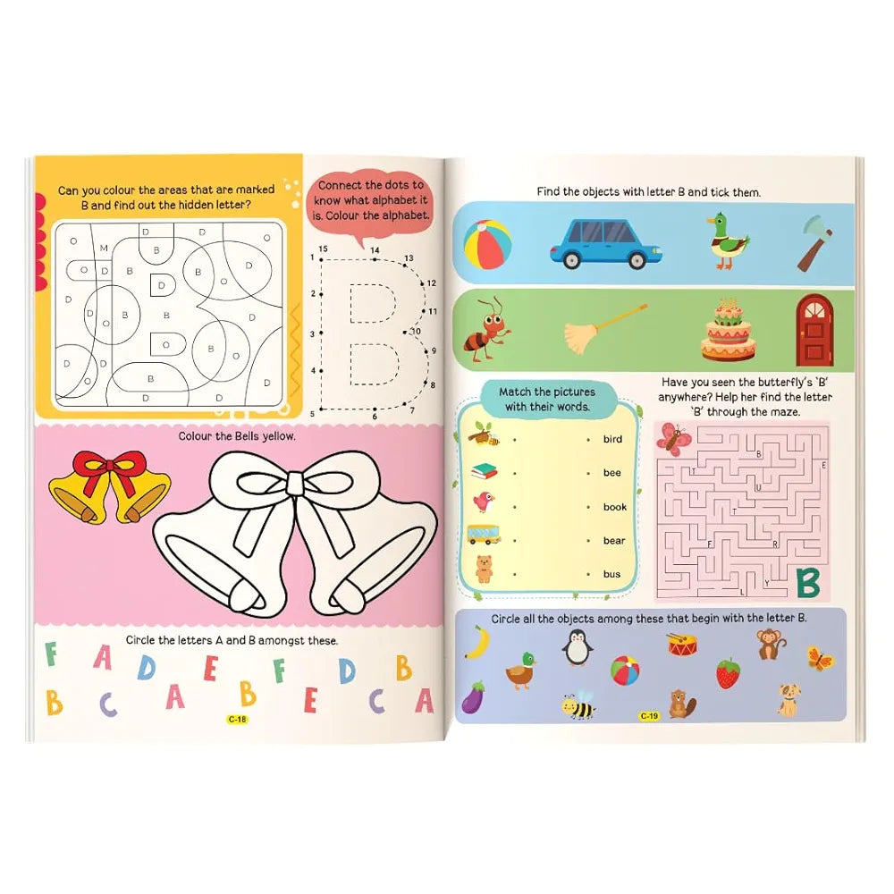 English Activity Book for Age 3+ | 250 Engaging Activities to Build vocabulary and Boost Problem-Solving Skills | Fun Learning | The Book Tree Books