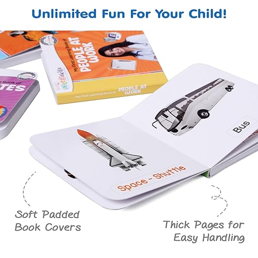 Firstcry Intelliskills My First Learning Set of 12 Premium Board Books for Babies & Toddlers | Early Learning Educational & Activity