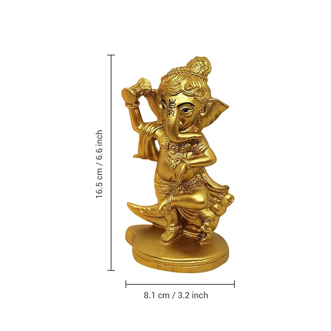 Tied Ribbons Decorative Ganesha Idol Statue Showpiece Figurine Decorations  Items for Home Decor