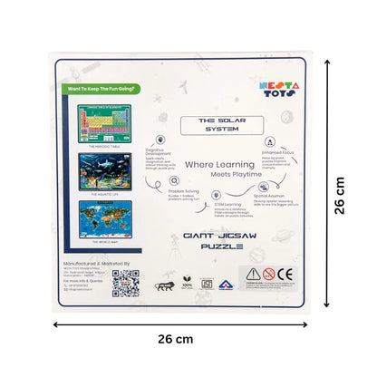 NESTA TOYS - Floor Puzzle & Game, Solar System Jigsaw Puzzle, Educational Toy, Gifts for Boys & Girls Ages 6 to 14 | Space Toys for Kids | 108 pcs, 70 x 50 cm