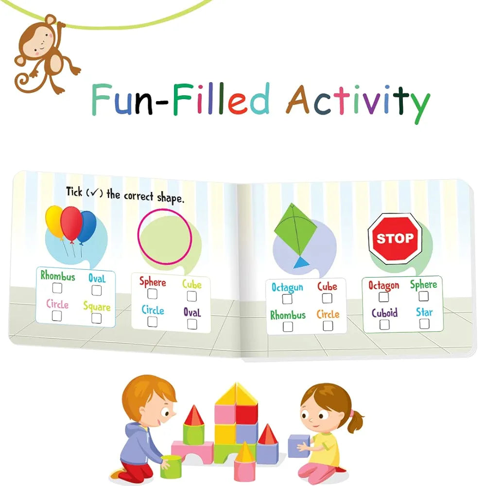 The Book Tree Picturepedia of Shapes I Board for Kids Age 2+ I Bright & Colourful Pictures I Easy-to-Read Word Labels I Builds Vocabulary I Early Learning Picture Books for Children by Majestic Book Club