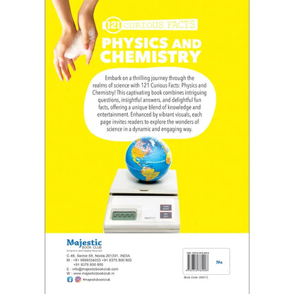 121 Physics and Chemistry Facts Book for Kids Ages 8+ | Educational Paperback with Colourful Images & Bold Text | 121 Curious Facts for All Ages by Majestic Book Club