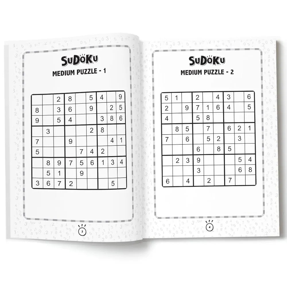 Sudoku Level 2 Medium for Kids  - Ultimate Brain Games: 120+ Challenging Puzzles to Enhance Cognitive Skills - | The Book Tree Books