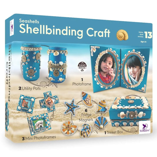 Toy Kraft Shellbinding Craft, Multi Color