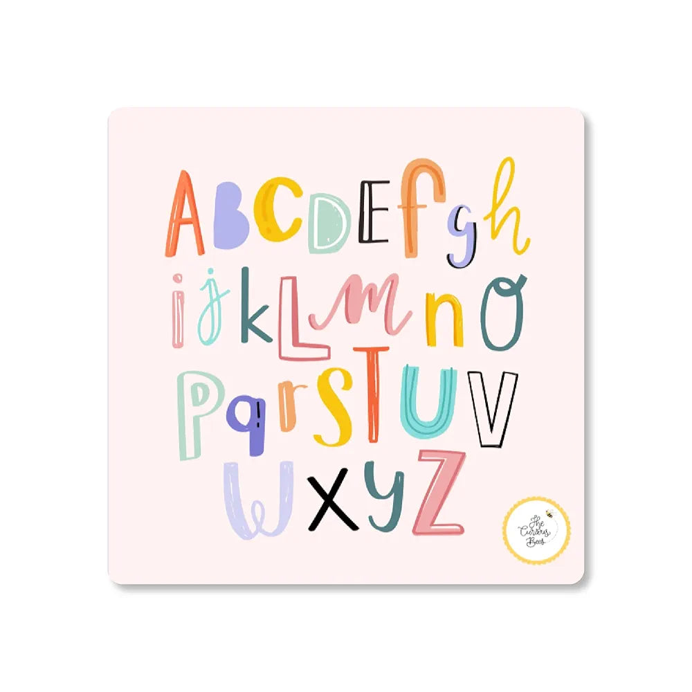 The Curious Bees - Alphabets Flash Cards for Kids | ABC Tracing Laminated Flash Cards | Letter Recognition | Early Phonics Skills Development | Early Learning Alphabets Games