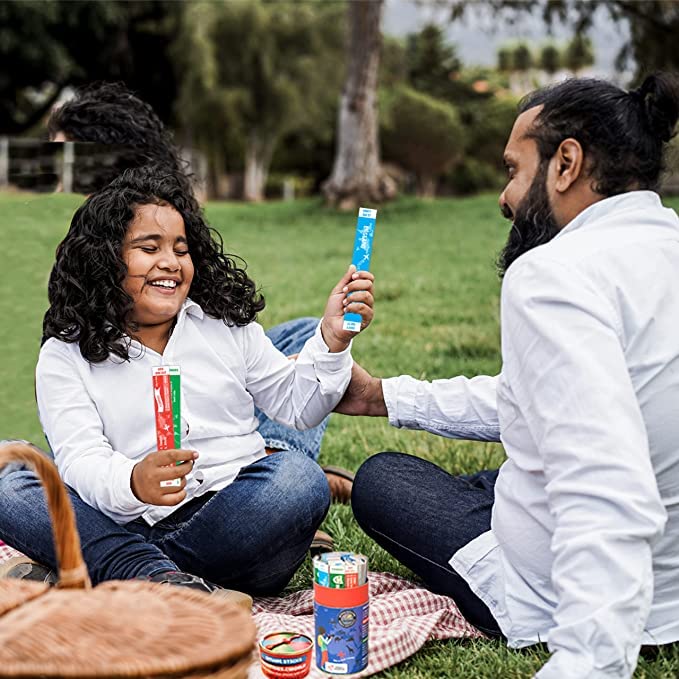 Chalk and Chuckles Smart Sticks Countries of the World Games for Kids | Fun Educational Toys | Card Game | Map Puzzle