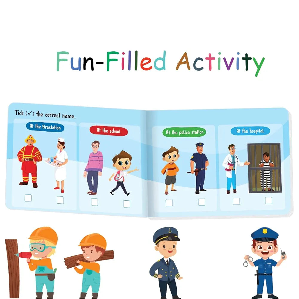 The Book Tree Picturepedia of In the City I Board Book for Kids Age 2+ I Bright & Colourful Pictures I Easy-to-Read Word Labels I Builds Vocabulary I Early Learning Picture Books for Children by Majestic Book Club