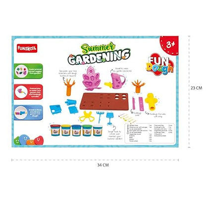 Funskool Fundough Playset Summer Gardening Garden Themed Playset Harvest Vegetables