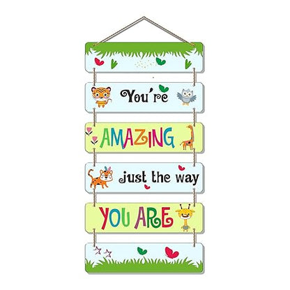 Angel Infinite Quotes Wall Hanging Wooden Art For Kids Room home Decor