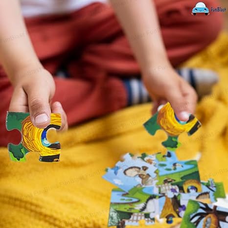 FunBlast Bird Jigsaw Puzzle for Kids Jigsaw Puzzle for Kids Multicolor