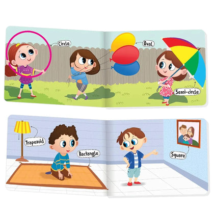 The Book Tree Picturepedia of Shapes I Board for Kids Age 2+ I Bright & Colourful Pictures I Easy-to-Read Word Labels I Builds Vocabulary I Early Learning Picture Books for Children by Majestic Book Club