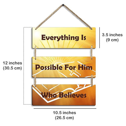 Sehaz Artworks Jesus Wooden Wall Hangings for Home Decoration Home Decor Items Christian- 3-0034