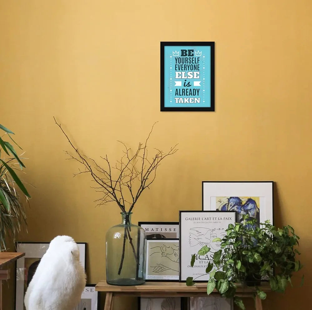 ArtX Paper Motivational Quotes Be Yourself Wall Frame Art Painting