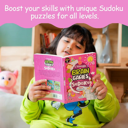 500+ Sudoku Puzzle Book Set for Kids Ages 4+ | 4-Book Pack with Solutions | Fun Brain Games for Logic & Problem-Solving by Majestic Book Club