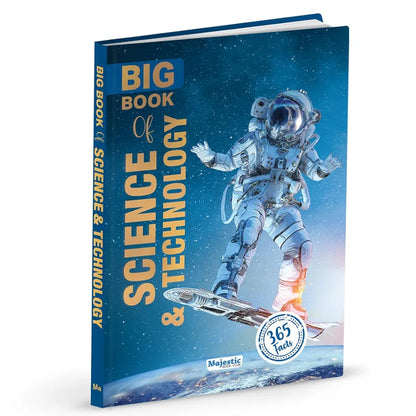 Majestic Book Club’s Big Book of Science and Technology | Fact Book for Kids Age 8+ | 365 Amazing Facts | Fun and Educational Encyclopedia