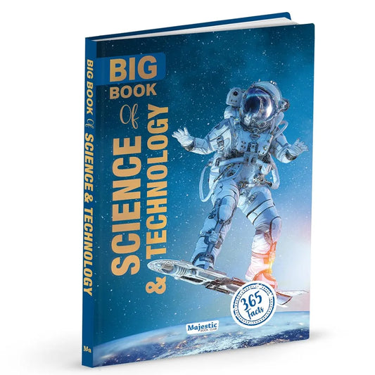 Majestic Book Club’s Big Book of Science and Technology | Fact Book for Kids Age 8+ | 365 Amazing Facts | Fun and Educational Encyclopedia