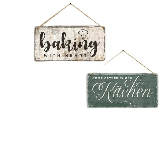 Kotart Kitchen Quotes Wooden Wall Art Hanging for Restaurant Bar Dianing Area 5