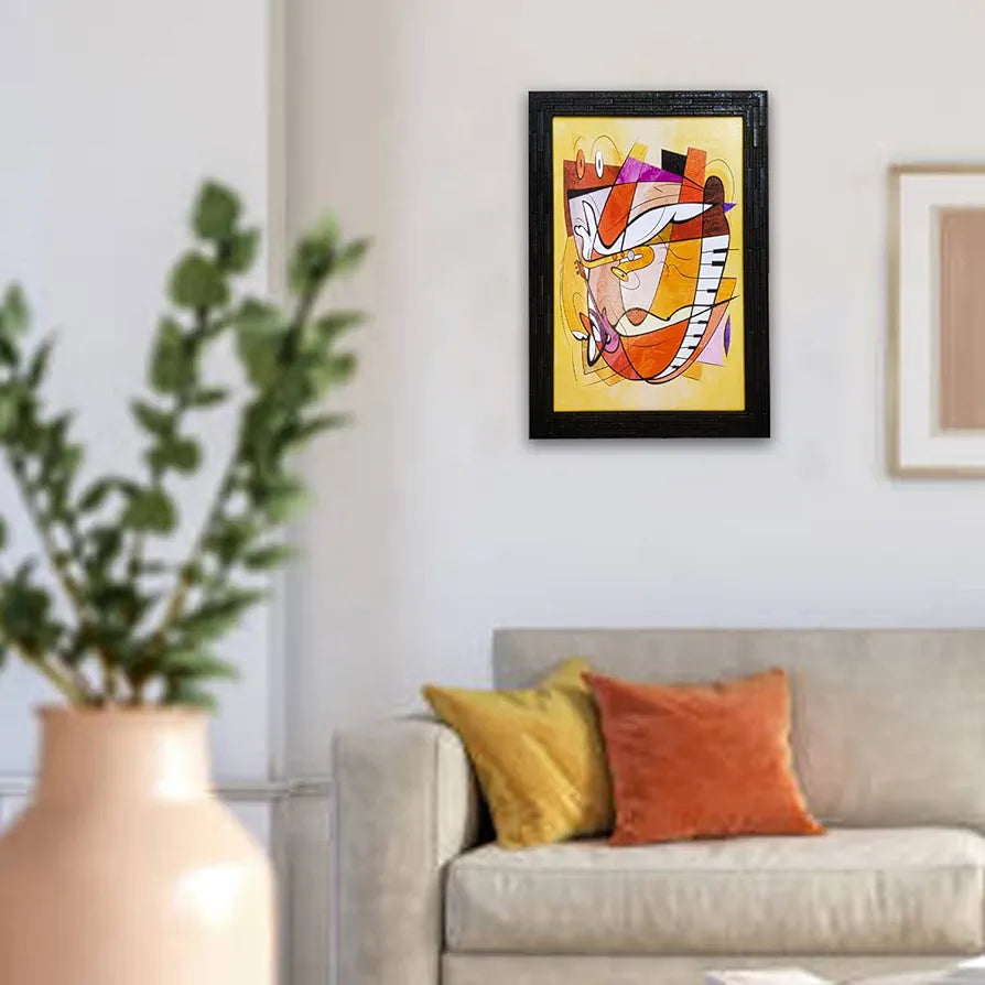 Lifehaxtore Abstract Modern Art Framed Painting Zen Modern Art - Model 4