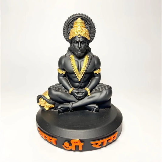 Unovate Hanuman Idol Round Base for Car Dashboard