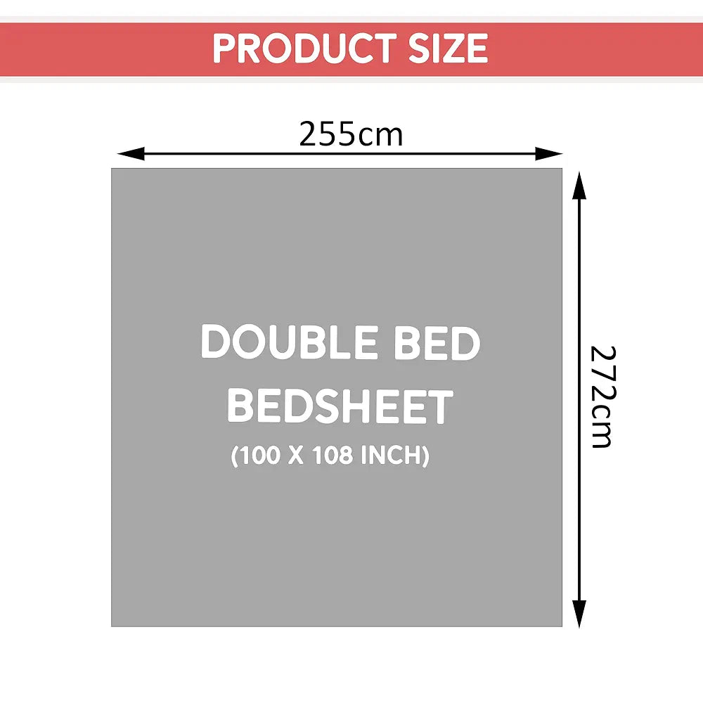 Kuber Industries Cotton Bedsheets for Double Bed with 2 Pillow Covers Candy Flower Green & Yellow