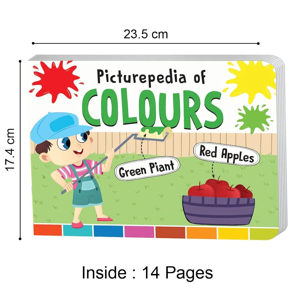 The Book Tree Picturepedia of Colours I Board Book for Kids Age 2+ I Bright & Colourful Pictures I Easy-to-Read Word Labels I Builds Vocabulary I Early Learning Picture Books for Children by Majestic Book Club