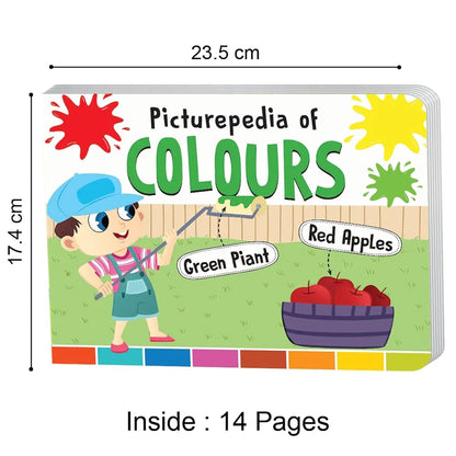The Book Tree Picturepedia of Colours I Board Book for Kids Age 2+ I Bright & Colourful Pictures I Easy-to-Read Word Labels I Builds Vocabulary I Early Learning Picture Books for Children by Majestic Book Club