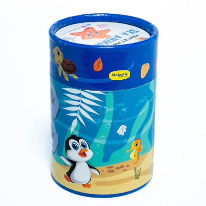 THE BOOK TREE Memory Match Game: Sea Animals – 24 Durable Cards, 12 Ocean-Themed Pairs, Brain-Boosting Educational Game for Kids, Toddlers, and Families