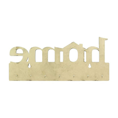 Ecraftindia Home Theme Wooden Key Holder With 7 Hooks