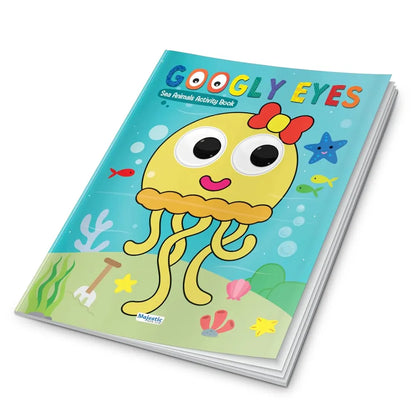 Googly Eyes Sea Animals Colouring Book for Kids I Sea Animals Activity Book featuring Adorable Characters with Oversized Googly Eyes I Perfect Gift I Fun Colouring Activity Book by Majestic Book Club
