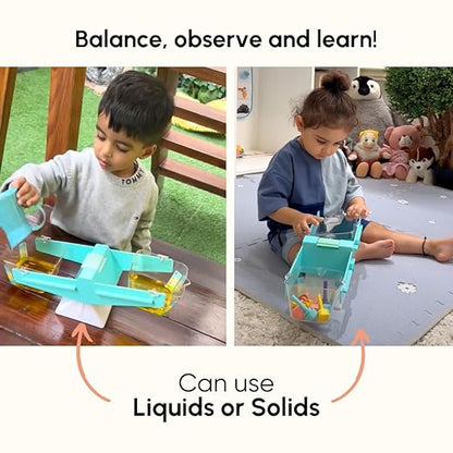 Curious Cub Montessori Balance Scale Toy for Kids | Balance Game Toy | Educational Number Learning Toy | Early Brain Development