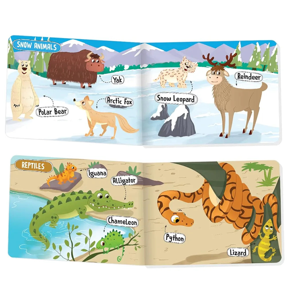 The Book Tree Picturepedia of Animals I Board Book for Kids Age 2+ I Bright & Colourful Pictures I Easy-to-Read Word Labels I Builds Vocabulary I Early Learning Picture Books for Children by Majestic Book Club