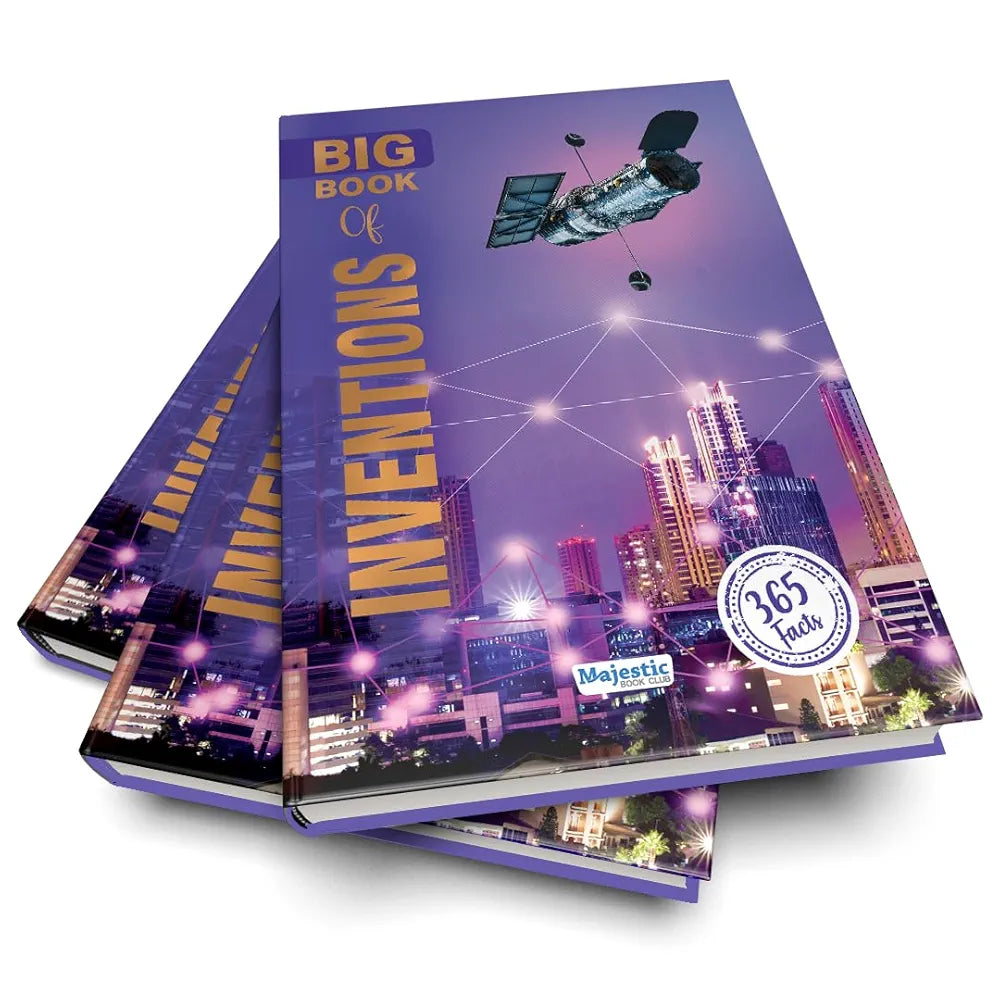 Majestic Book Club’s Big Book of Inventions | 365 Fascinating Facts | Educational Encyclopedia For Kids Age 8+ | Fact Book